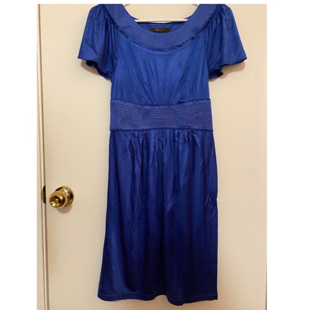 Blue cocktail party dress